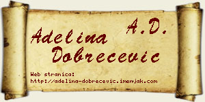 Adelina Dobrečević vizit kartica